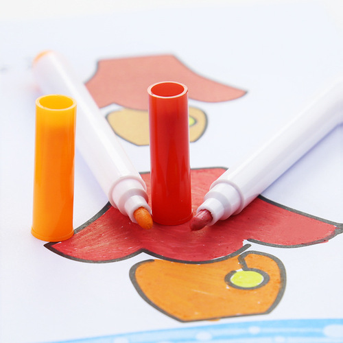 Teaching water-soluble dust-free chalk liquid chalk children's graffiti erasable pen safe and environmentally friendly 12-color painting pen