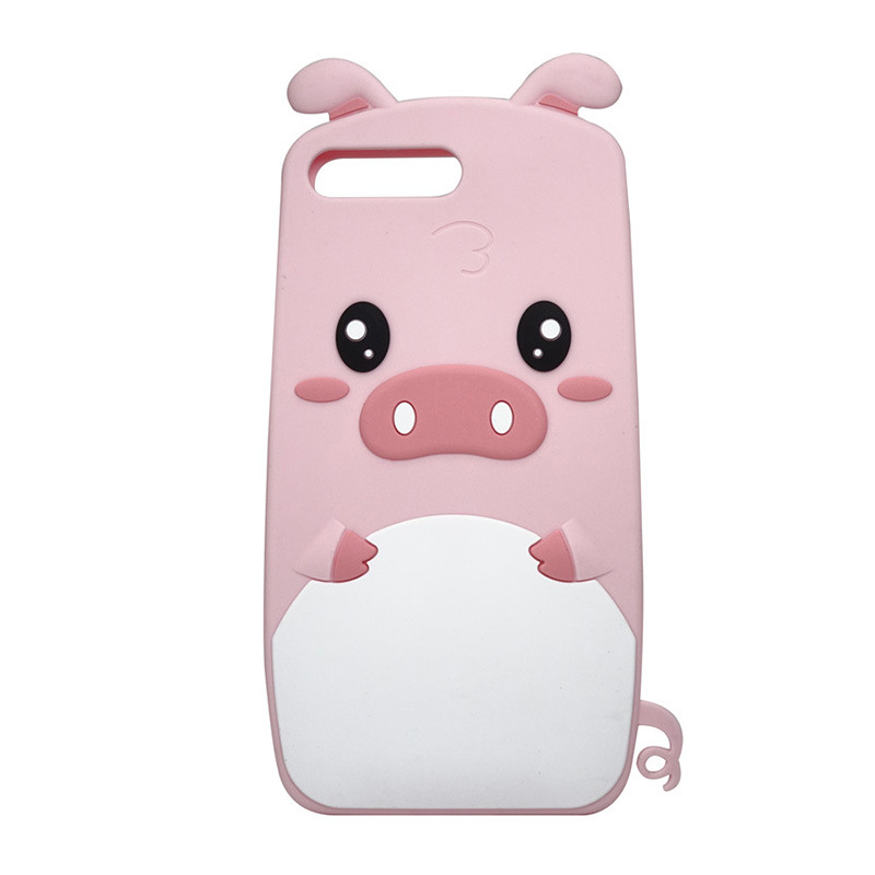 可爱粉猪适用于荣耀10i/20i手机壳P30lite卡通防摔硅胶保护套QQ猪