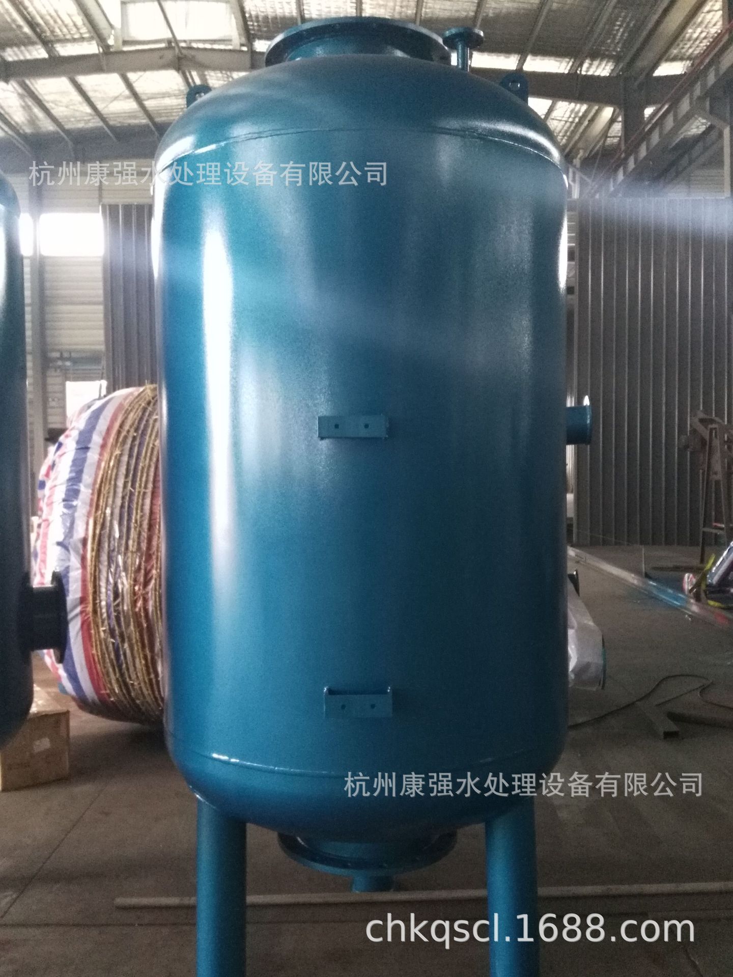 中水回用预处理设备_机械过滤器_KQ-TG型碳钢机械过滤器