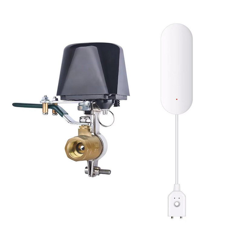 涂鸦智能WIFI阀门机械手远程控制 WiFi漏水报警器水浸传感器联动