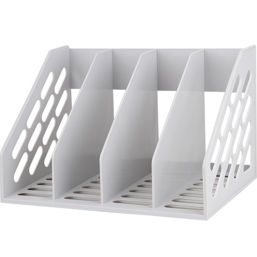 Deli 9840 four-column integrated file column four-link file rack file holder data storage basket office stationery supplies