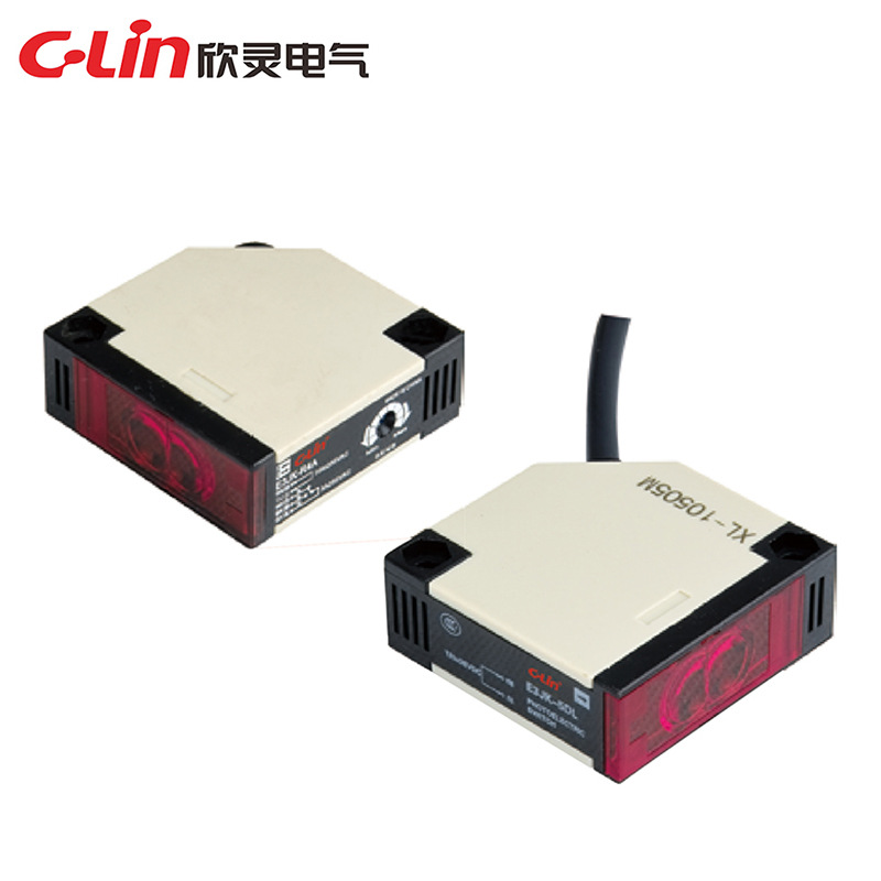 欣灵 E3JK-5DM1对射型 光电开关交直流电源通用 继电器输出型