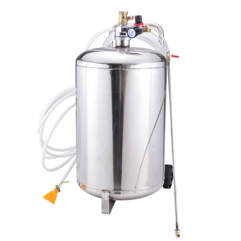 汽车美容清洗工具蜡水机洗车机泡沫机80L不锈钢蜡水机