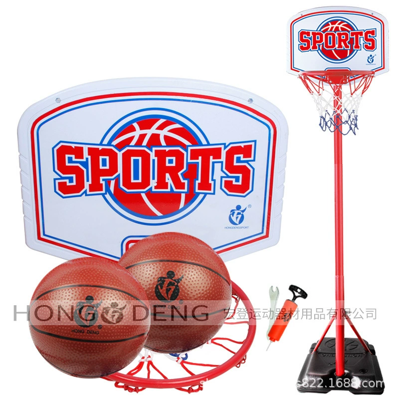 Hongdeng молодежная баскетбольная стойка 2,15 м 1 мяч утюги стрельба рамка крытая наружная детская баскетбольная стойка может быть поднят