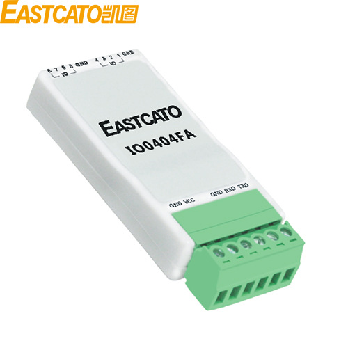 EASTCATO凯图 IO0404FB 8路IO输入输出模块 智能家居中控接口扩展