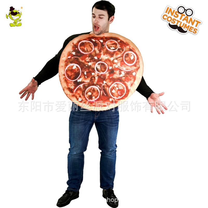 Ropa de fiesta de Halloween Cosplay traje etapa traje rendimiento traje mascarada parodia pizza traje image 7