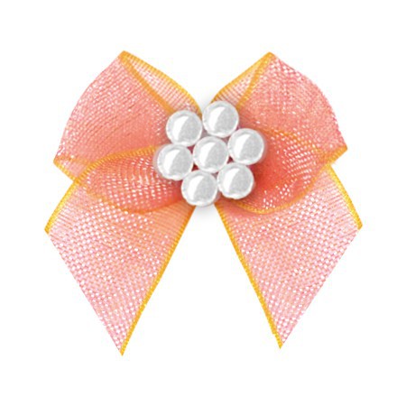 Yao Ming cinta de poliéster arco acabado accesorios textiles en stock al por mayor 2,6 cm ancho hecho a mano arco cinta image 8