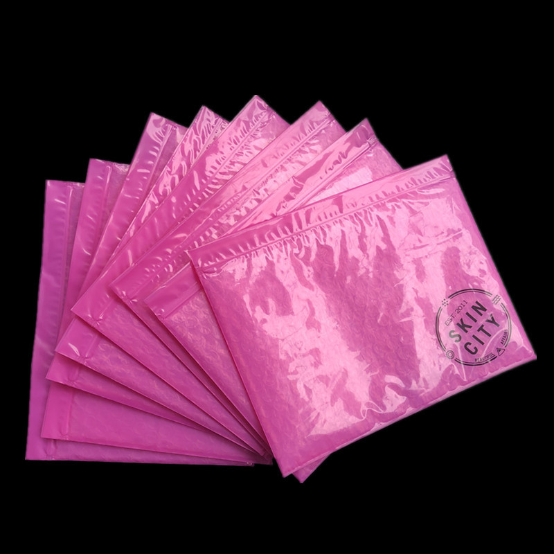 高端红色PE膜气泡夹骨袋泡泡膜密实袋贴骨气泡袋专业定做