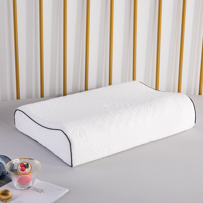 Latex manufacturer Tencel pillow case natural Latex pillow Smooth Latex pillow massage grain Group purchase Gift box