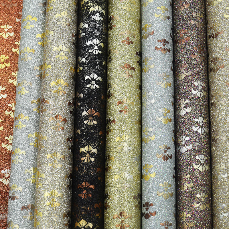 厂家订做印logo渐变色格利特细粉葱粉针织底格丽特