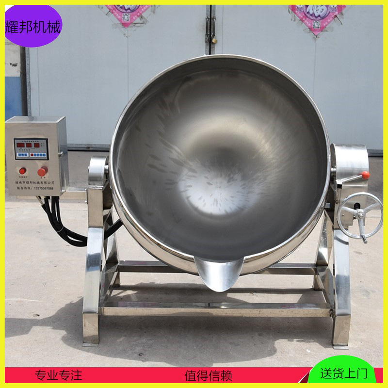 河北厂家肉制品电煮锅 可倾倒料