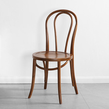 供應北歐仿古實木框架餐椅,餐廳椅子 維也納扭曲椅 設計師咖啡椅