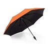 Vinylin three -fold umbrella shading fresh black paint supply logo Jiuhe version of advertising gift umbrella folding umbrella