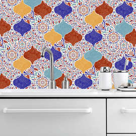 印度奥斯曼水晶瓷砖贴客厅厨房卫生间加厚地贴圆弧墙贴DX002