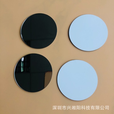 Manufactor Direct selling high quality environmental protection Non-toxic Acrylic Lens vacuum Coating Bright silver Gum Plastic mirror