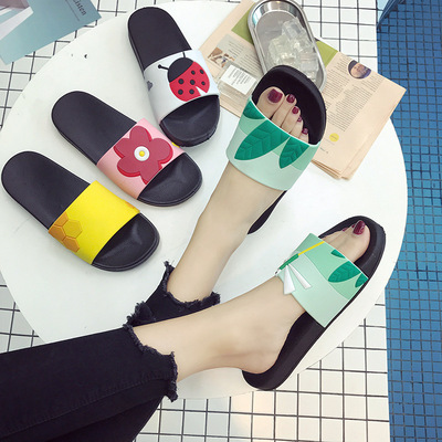 居家拖鞋女夏季室内厚底情侣男家居拖洗澡防滑浴室软底家用凉拖鞋|ms