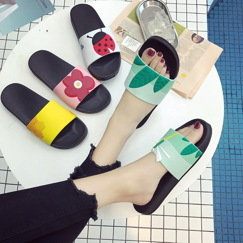 居家拖鞋女夏季室内厚底情侣男家居拖洗澡防滑浴室软底家用凉拖鞋|ms