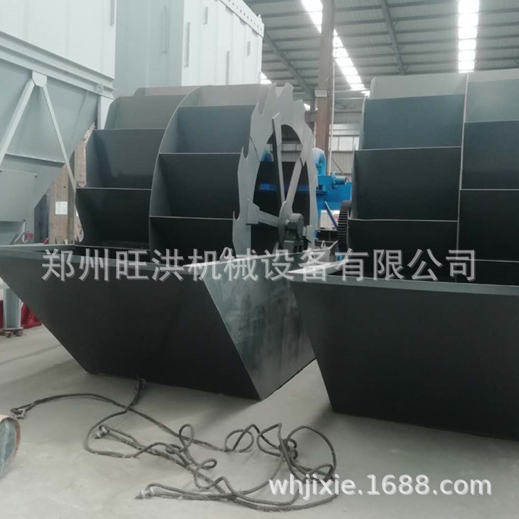螺旋轮式洗砂机轮斗式河沙洗沙机 滚筒洗石机 洗砂回收二合一设备
