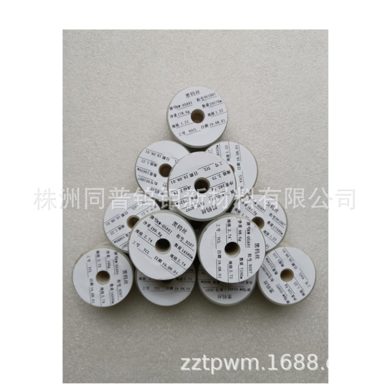 厂家直供直径0.006、0.007、0.008、0.009、0.1mm超细钨丝