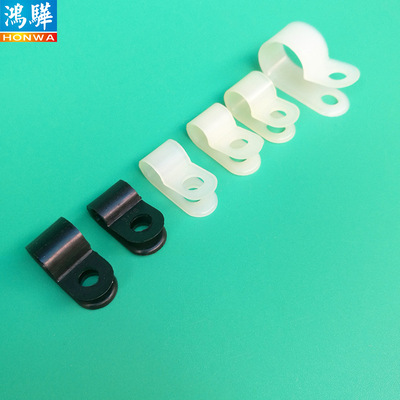 factory supply black environmental protection fixed nylon clamp Dongguan clamp 3.3 Wholesale manufacturers