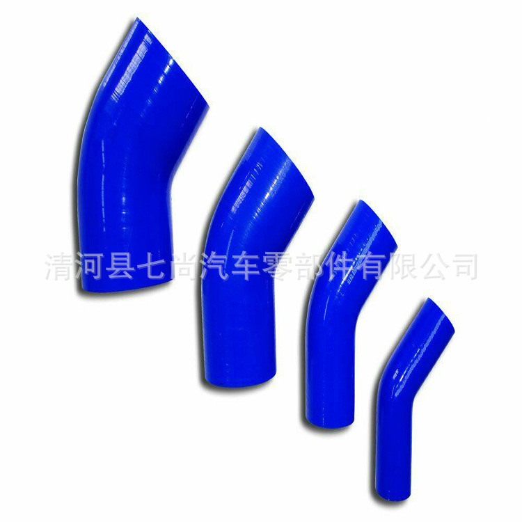 厂家生产供应标准45度内径102mm硅胶管发动机涡轮增压胶管