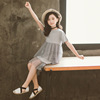 Summer dress, skirt, summer clothing, children's small princess costume, 2022 collection, Korean style, suitable for teen