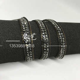 热熔花边 环保胶 链条钻石烫胶花边 背胶条码 厂家直销 定制生产