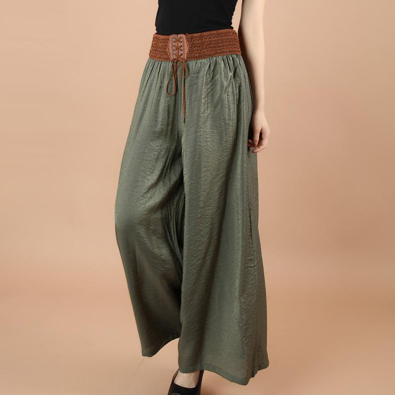Cotton Linen Wide Leg Pants Women's Loose Summer Thin Pants Women's Large Size Casual Pants Foreign Trade Women's Big Leg Loose Pants Cotton Linen Wide Leg Pants Women's Loose Summer Thin Pants Women's Large Size Casual Pants Foreign Trade Women's Big Leg Loose Pants