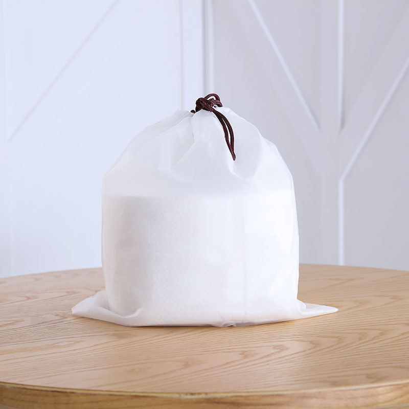 现货批发中性包装一次性洗脸巾卷装珍珠棉一次性洁面巾柔巾卷250g|ru