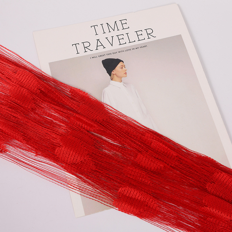 Factory direct love line curtain wedding decoration background line curtain partition curtain living room blocking spot wholesale 1*2