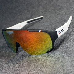 ELAX 2019 new fashionable half-frame cycling glasses sports outdoor cycling goggles single