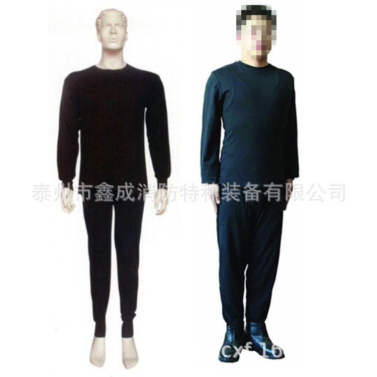 专业生产消防防静电内衣  内置纯棉防静电内衣