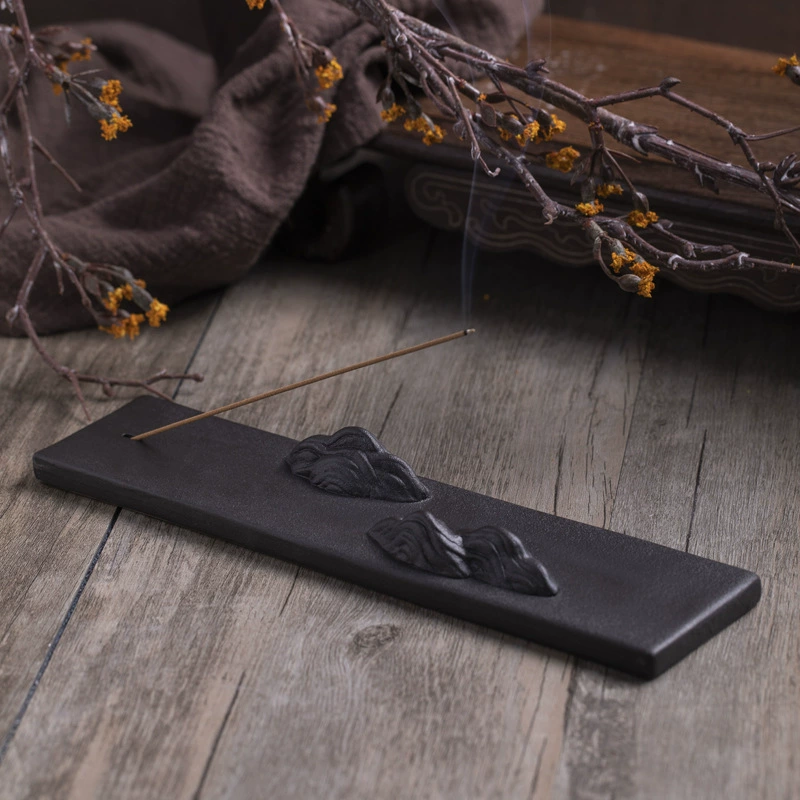 Керамическая глиняная каменная нить ручной работы держатель для благовоний сандаловое дерево держатель для благовоний доска для благовоний дзен украшение для чайной церемонии Бесплатная доставка