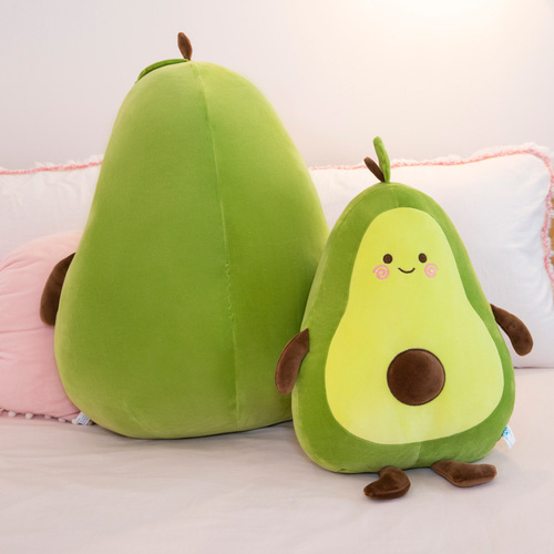 Creative down cotton butter fruit doll plush toy four-sided stretch pillow soft series sleeping pillow doll