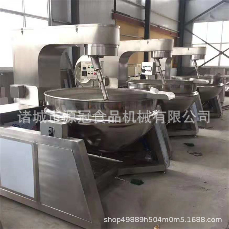 供应全自动行星炒锅辣椒酱米粉火锅底料电磁行星搅拌炒锅厂家供应