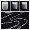 10mm transparent flying saucer connected beads Plastic Zhuyayi skewers wedding stage decoration bead curtain flat beads -octagon