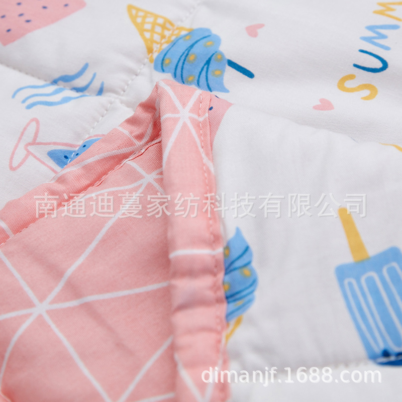 速卖通亚马逊卡通印花儿童毯减压重力毯