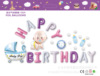 Children's balloon, cartoon set, decorations with letters, layout, new collection, Birthday gift