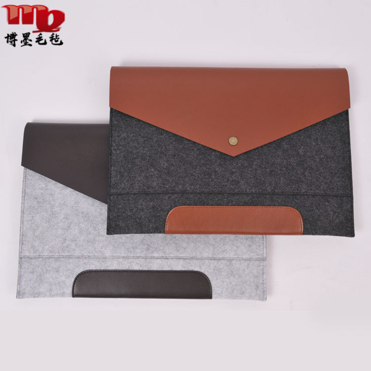 Factory wholesale felt bag simple tablet computer liner bag hand non-woven liner bag notebook protective cover