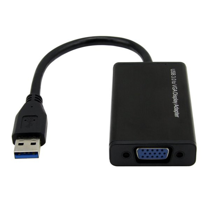 USB3.0转VGA转换器免驱 USB 3.0 to VGA高清转接线 1080P
