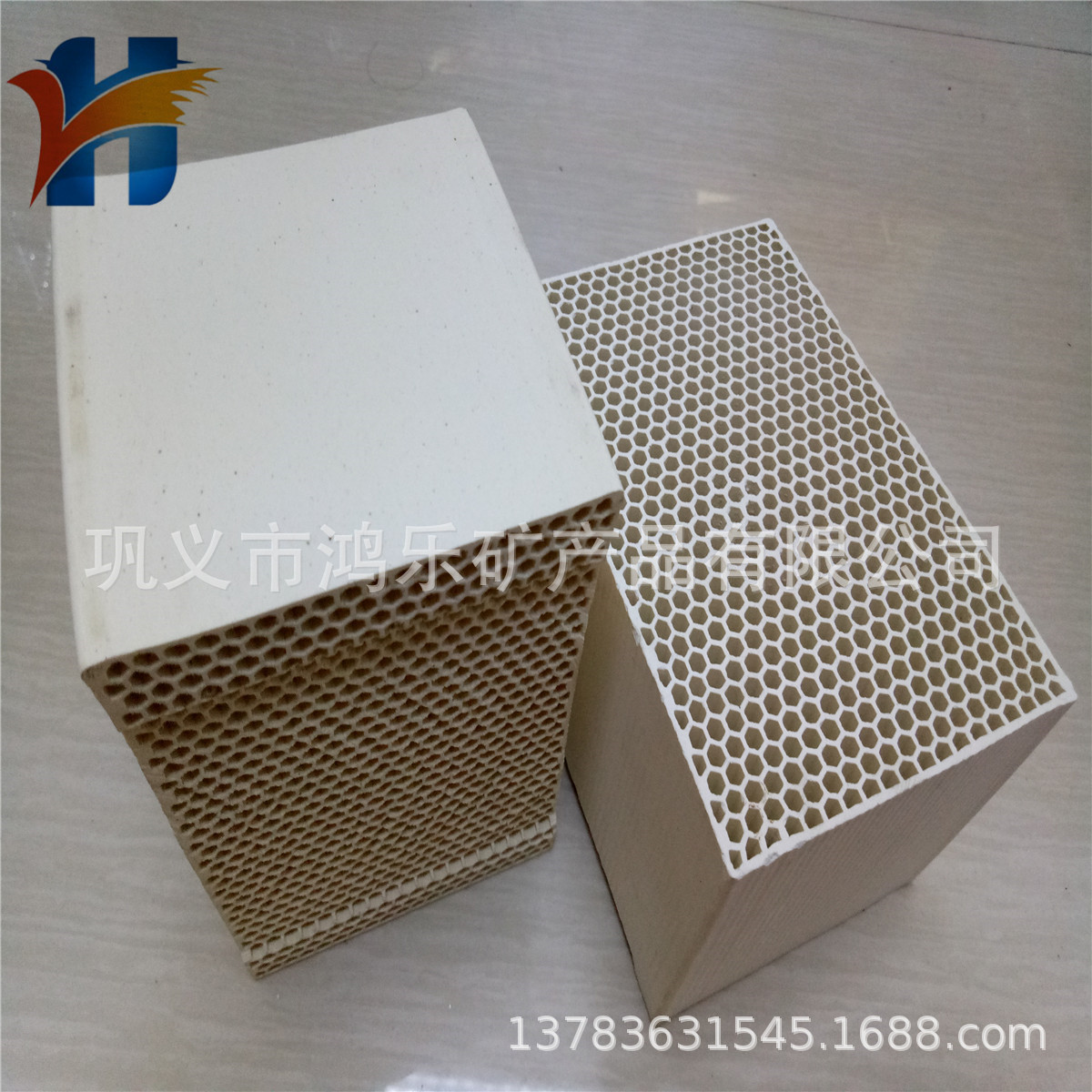 孔壁光滑蓄热体背压小 抗渣蚀抗粘蚀蓄热陶瓷蜂窝体安装不错位