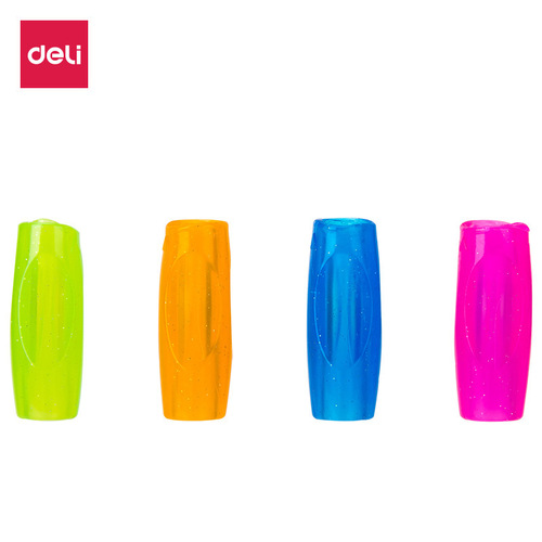 Deli 0507 Pen Holder, Pencil Holder, Pen Holder, Protective Cover, Primary School Pen Holder Sheath, 4 pieces/bag