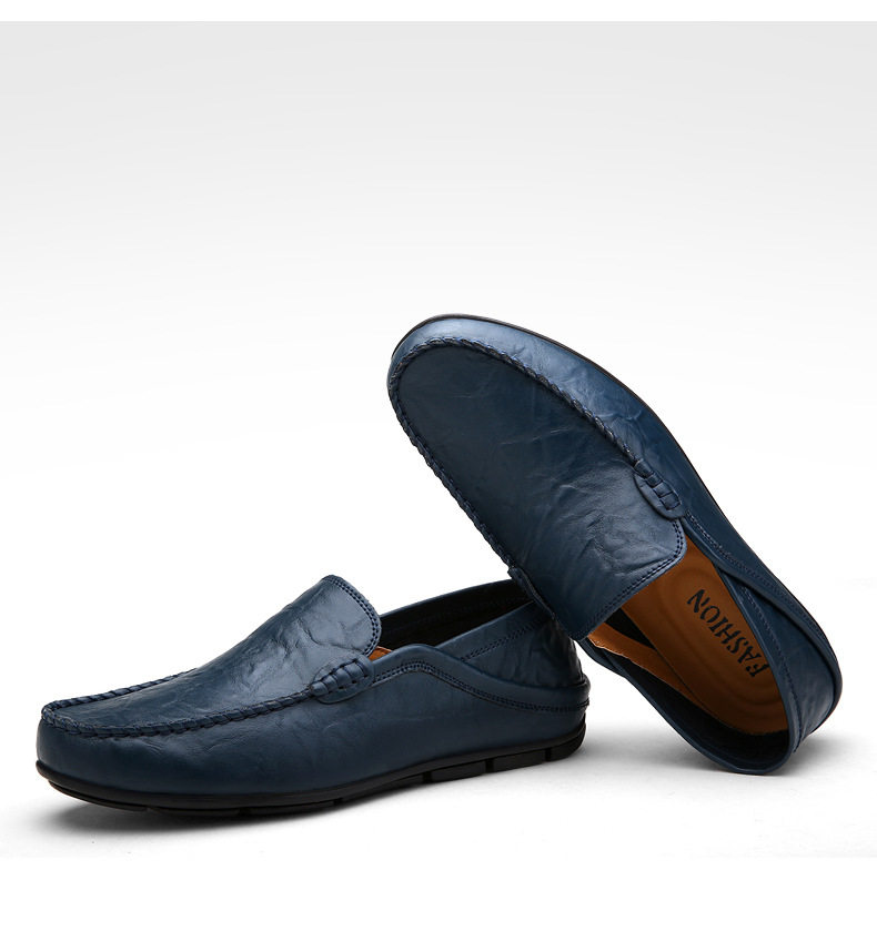 Giày lười nam da bò mặt mềm kiểu Anh, đế bằng, gót đạp được — 20138 Blue sapphire (phiên bản chất lượng cao), 20138 Màu nâu vàng (phiên bản chất lượng cao), 20138 Red Brown (phiên bản chất lượng cao), 20138 Trắng (phiên bản chất lượng cao) chi tiết 39