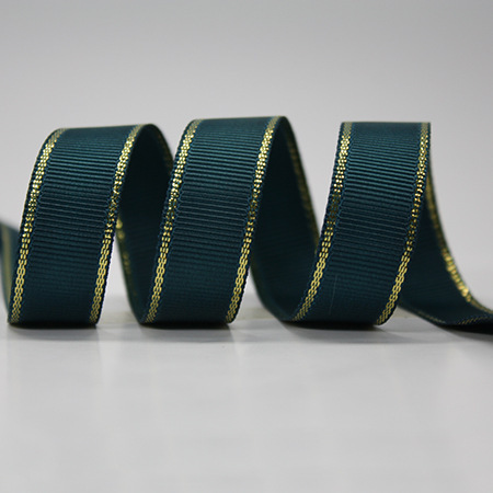 Cinta acanalada con borde dorado de Yao Ming, accesorios para cajas de regalo de pasteles, material base para cinta, cinta acanalada con borde dorado.