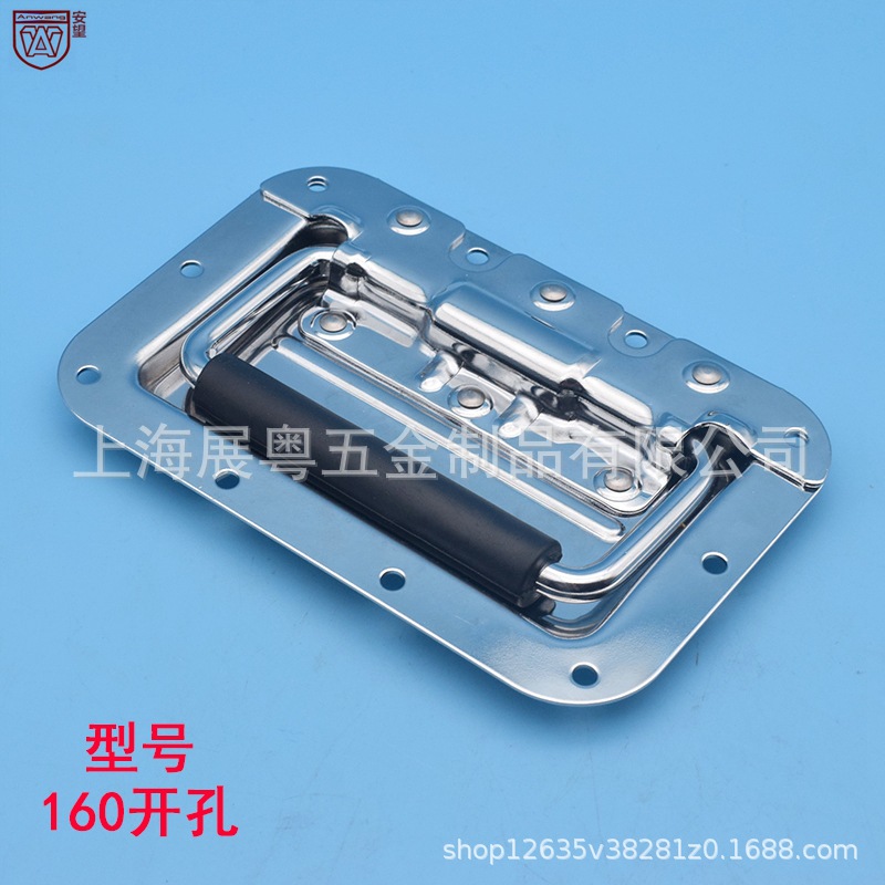 160 resorte caja de madera de goma caja de herramientas de equipos industriales mango de resorte anillo de tracción accesorios de maleta aérea