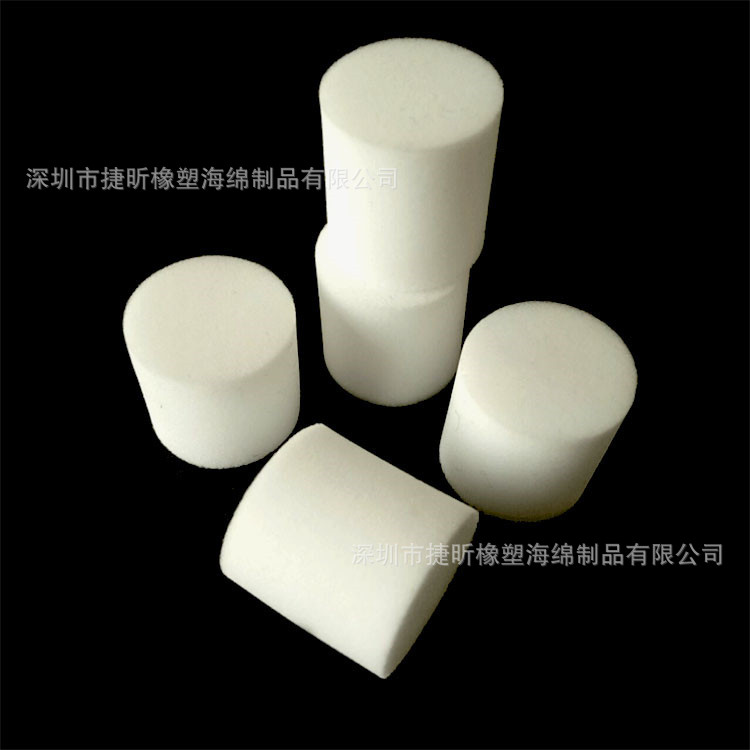 厂家供应机械消音减震海绵柱 海绵管 可不同尺寸