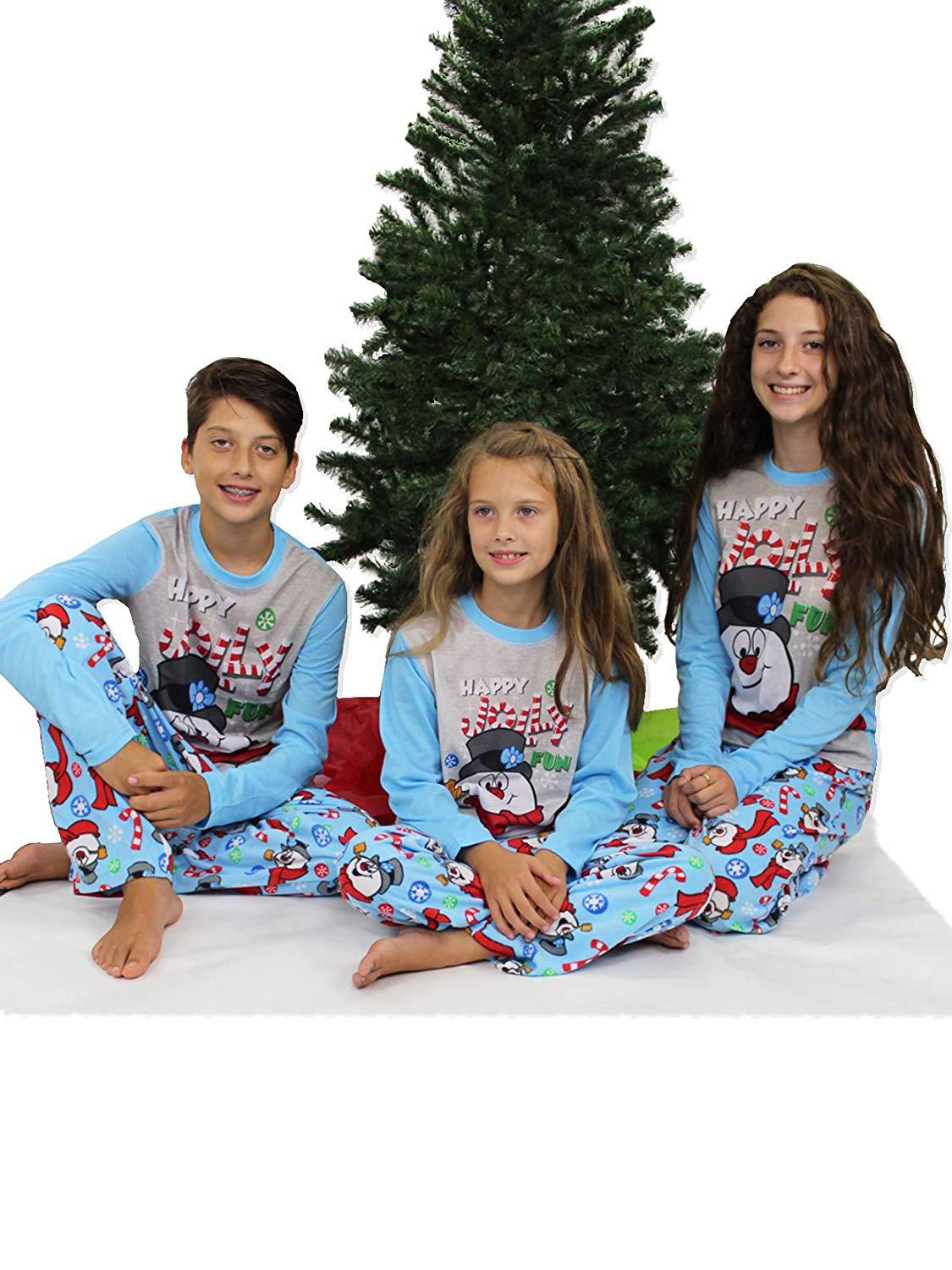 Casual Cartoon Snowman Cotton Family Matching Outfits display picture 3