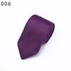 Knitted fashionable tie, trend multicoloured arrow, 7cm