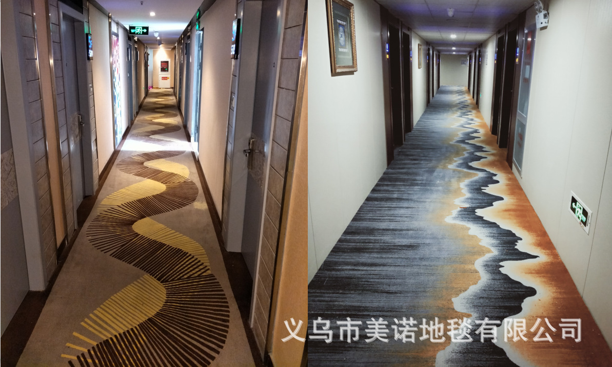 酒店宾馆全铺地毯厂家批发新中式走廊客房宴会厅满铺尼龙印花地毯-阿里巴巴