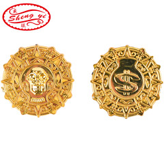 Export Halloween Treasure Hunt Pirate Gold Coin Prop Kindergarten Gift Plastic Game Token Toy